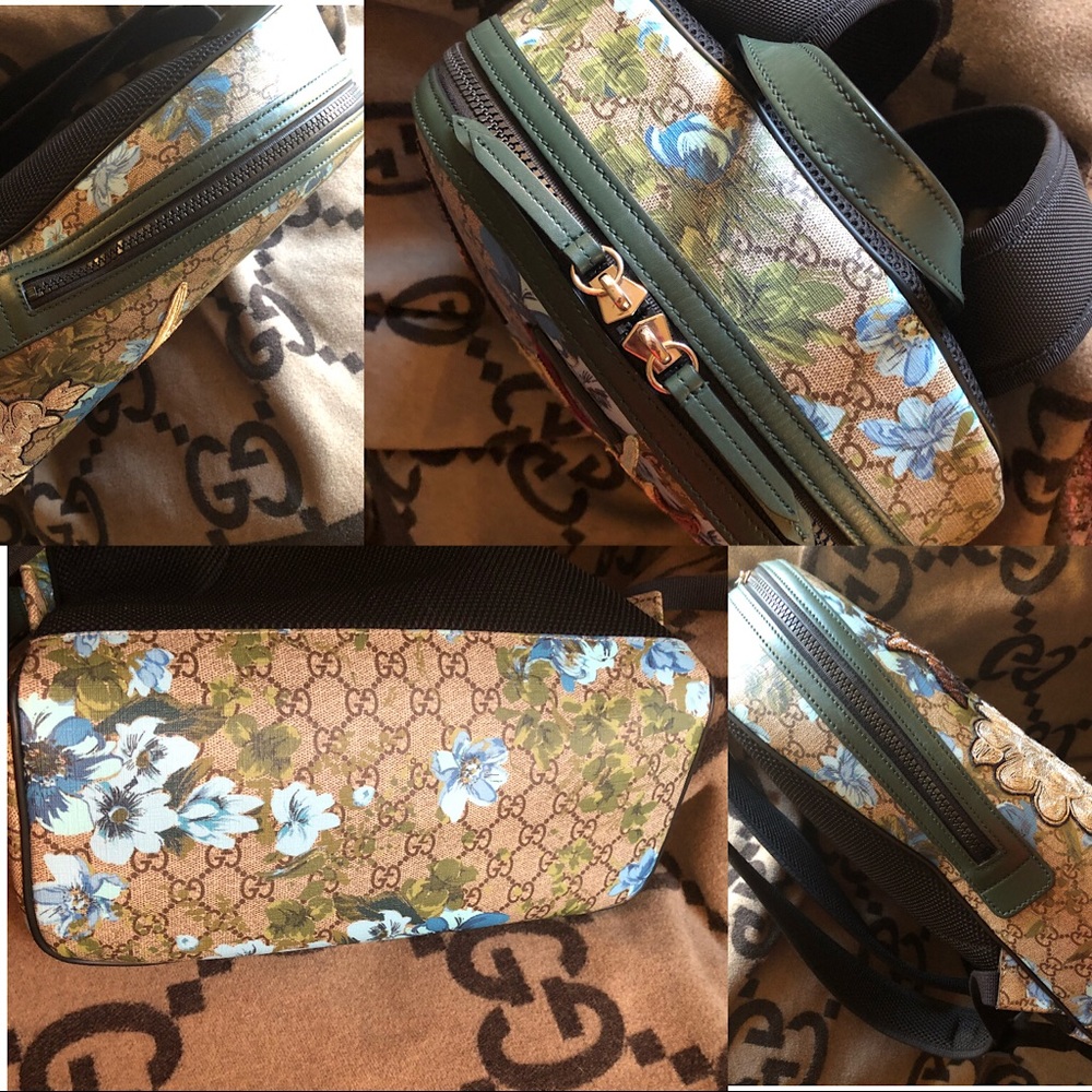 🐝SOLD🐝 RARE Gucci Bird&BeeBlooms SupremeBackpack - Picture 6 of 8